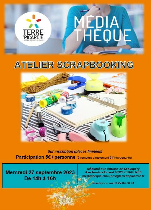 Atelier scrapbooking avec ScrapFashion’C