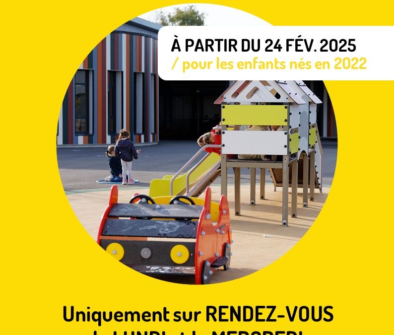 Inscriptions scolaires 2025-2026