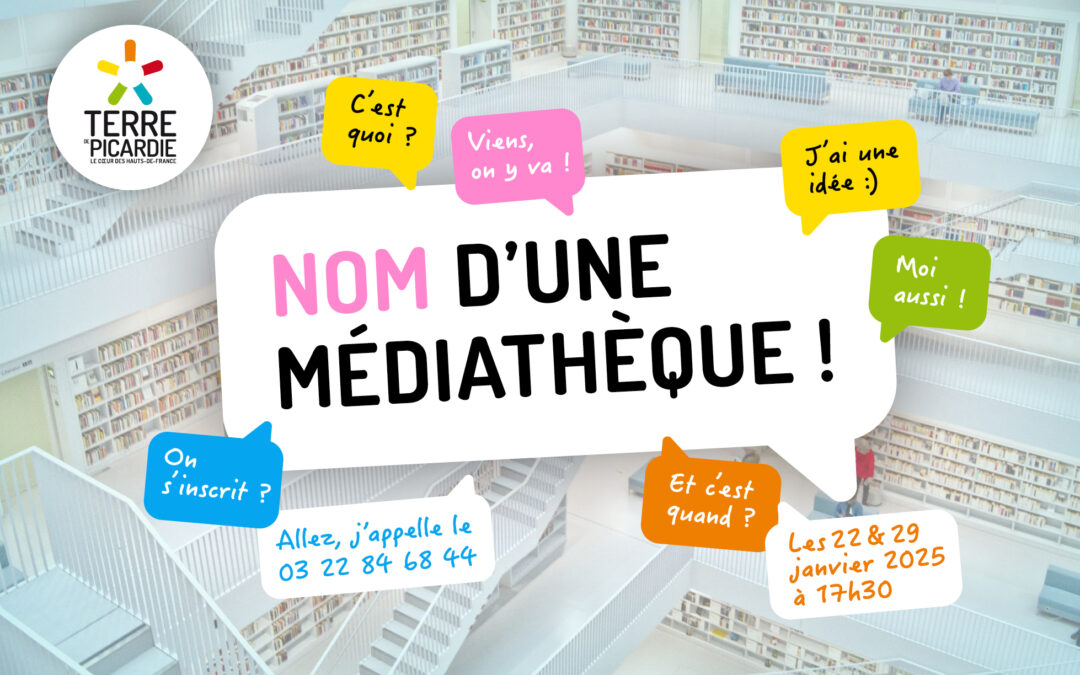 Nouvelle date – Nom d’une médiathèque : le grand remue-méninges !