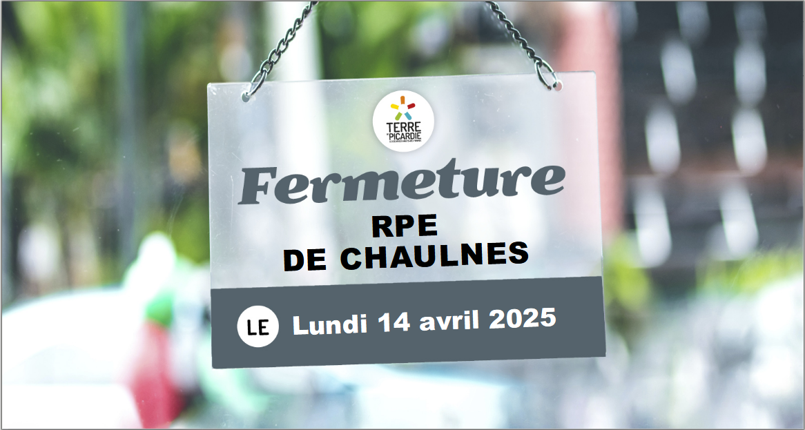 Fermeture du Relais Petite Enfance de Chaulnes