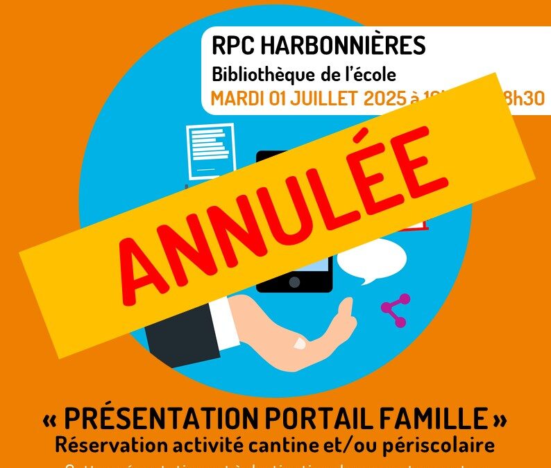 [ANNULÉE] Découverte du portail famille