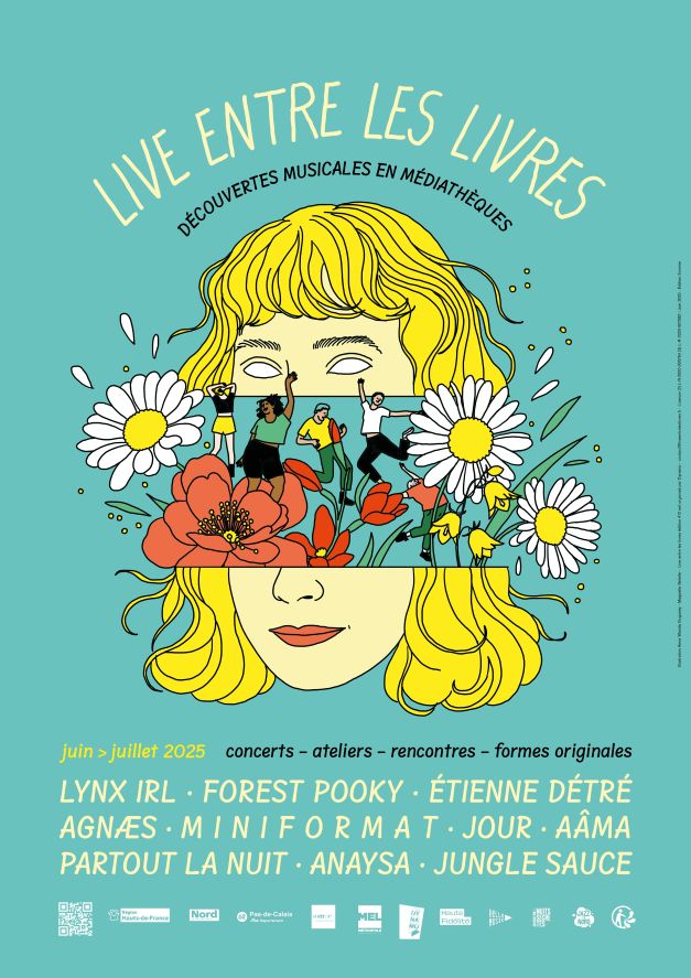Affiche du festival Live entre les livres.