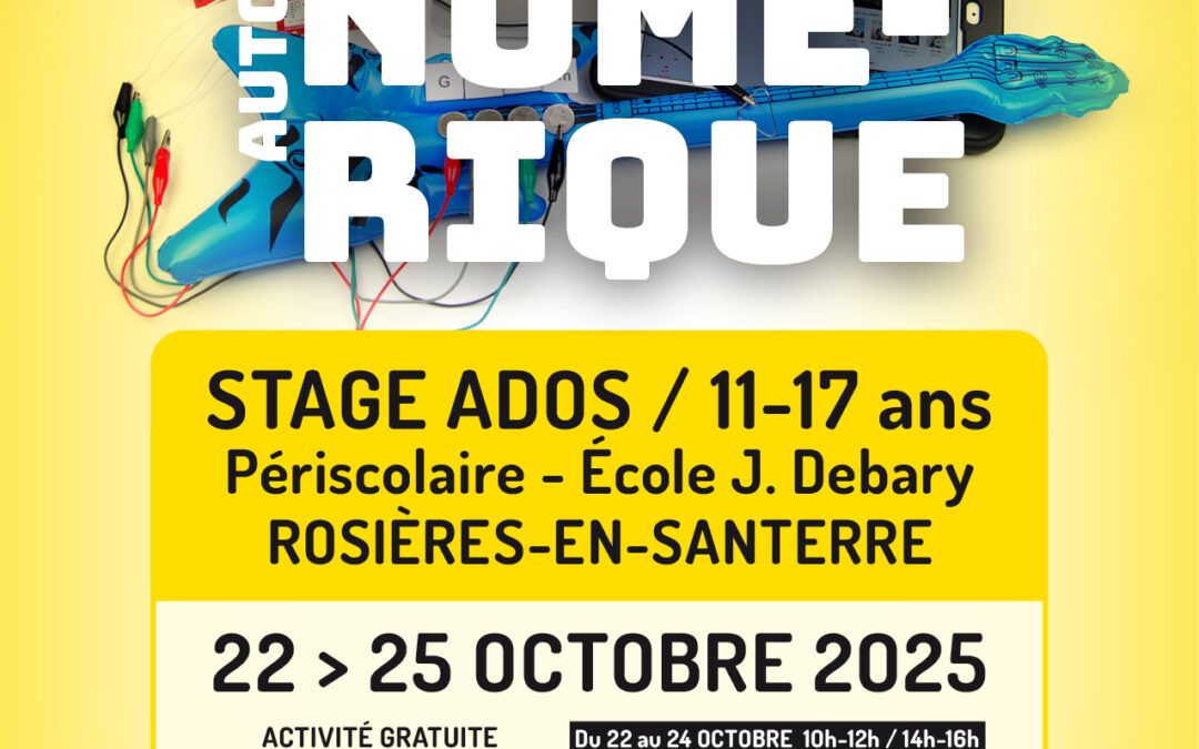 Stage ados autour du numérique