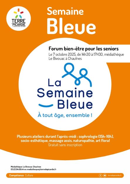 Affiche pour la semaine bleue