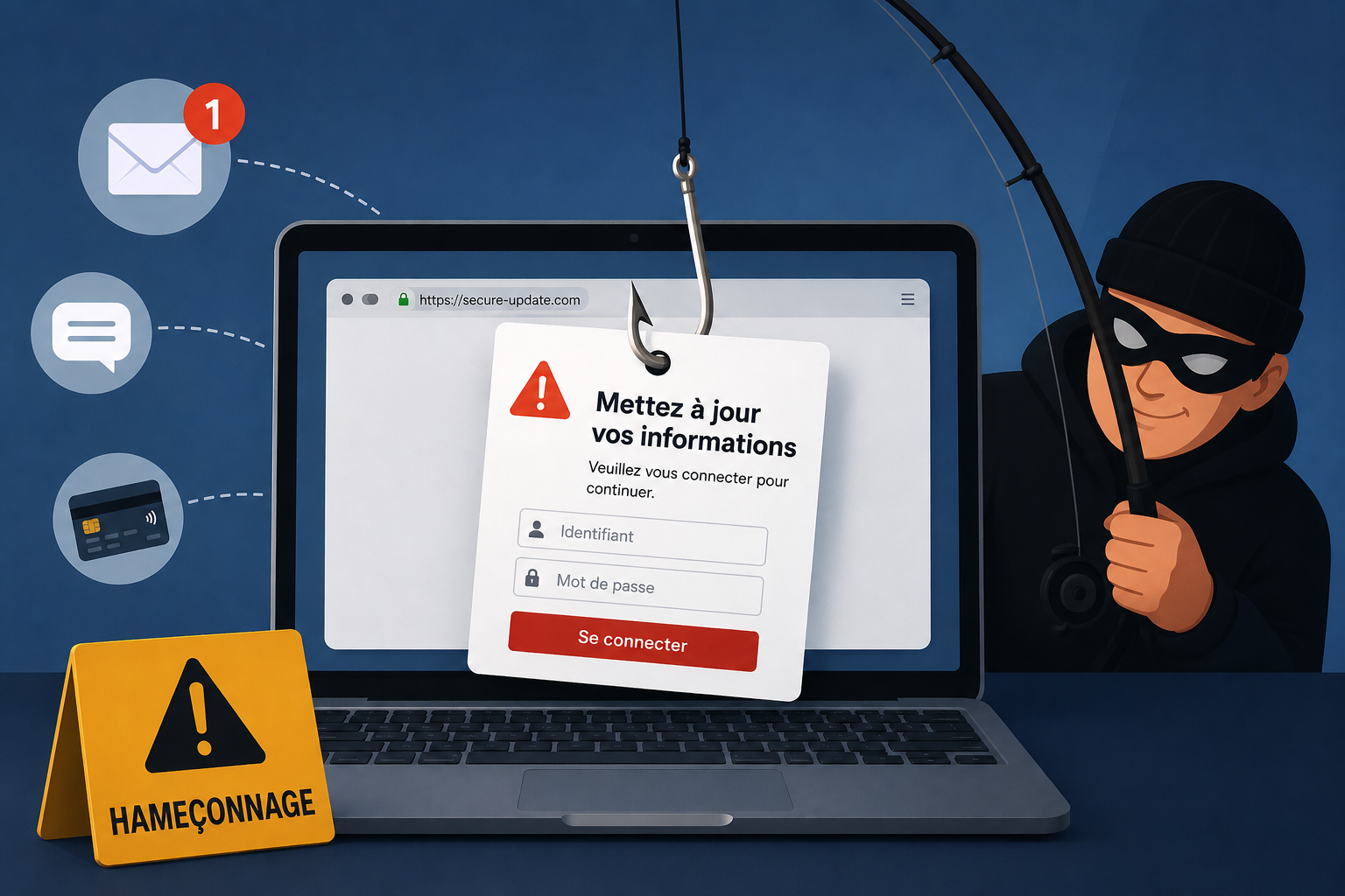 Cybersécurité l’hameçonnage
